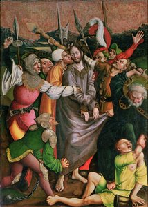 Kristus arrestert i Getsemane hage (panel) av Jorg I Breu