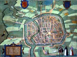 Kart over Haarlem, fra 