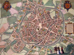 Kart over Mechelen, fra 