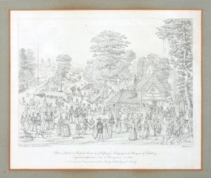Fete på Horseydown i ca. 1590 av Joris Hoefnagel