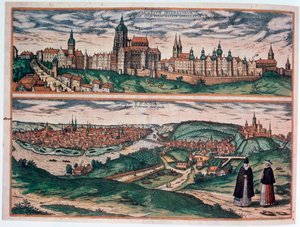 Utsikt over Praha, c1572 av Joris Hoefnagel