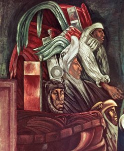 Aztec Warriors, fra The Epic of American Civilization av José Clemente Orozco
