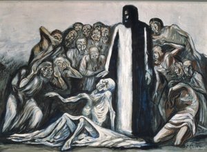Oppreisningen av Lasarus av José Clemente Orozco