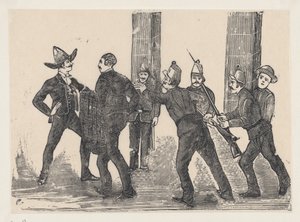 Henrettelse av Jesus Bruno Martinez, 1892., 1892. av José Guadalupe Posada