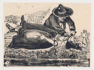Francisco Guerrero, vestprodusenten og skjære halsen, myrdet en kvinne, ca. 19..., ca. 1905-1910.