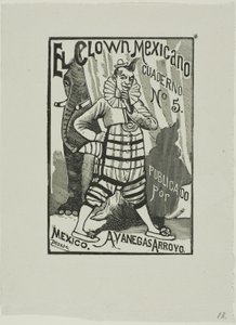 Meksikansk klovn, nei. 5 av José Guadalupe Posada
