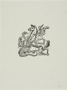 Saint George av José Guadalupe Posada