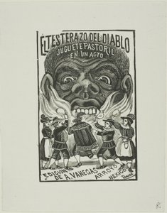 Djevelen slår med hodet av José Guadalupe Posada