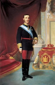 Portrett av Alfonso XII (1857-1885) av José María Galván y Candela