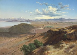 Valley of Mexico fra Hill of Saint Isabel, 1892
