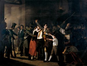 Skyting av de spanske patriotene i Buen Suceso (ved daggry 3. mai 1808) av José Marcelo Contreras y Muñoz