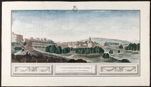 Utsikt over Alhambra i Granada av José de Hermosilla