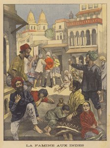 Hungersnød i India av Jose Belon
