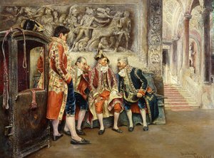 Waiting for his Eminence, 1902