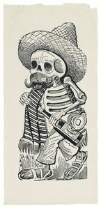 Hodeskallen til Francisco I. Madero av José Guadalupe Posada