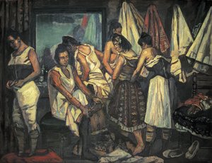 GUTIERREZ SOLANA, José (1886-1945). Korpikene. 1925 (olje på lerret)
