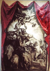 Seventh Voyage: Elephants Capturing Sinbad av Jose Maria Sert y Badia