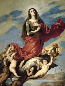 Maria Magdalena tatt opp til himmelen