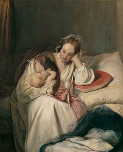 Mors kjærlighet (kunstnerens kone med barn)