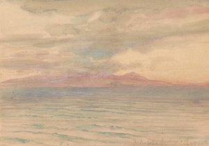Solnedgang i Kartagobukta av Josef Hoffmann