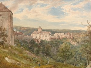 Eichhorn slott på kvelden av Josef Höger