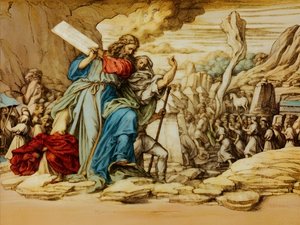 A2_Exodus_12_Gullkalv av Josef Johann Michel