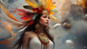 Dreamcore-pustløst tidløs_native american-02 av Josef Johann Michel