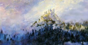 JJM gjenskaper Friedrich-CD: Morgentåke i fjellene (Panorama)