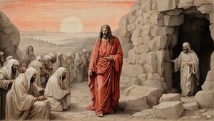 Jesus_reiser Lasarus fra de døde_01