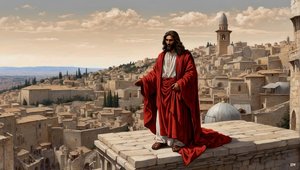 Jesus_ble plassert på tempeltoppet av djevelen - fall ned_03