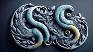 enkaustisk Feng Shui-konsept av YIN OG YANG _01