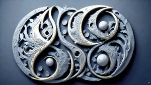 enkaustisk Feng Shui-konsept av YIN OG YANG _03