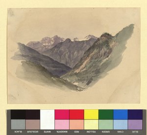 Fjelldal av Josef Kriehuber