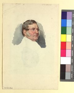 Hermengild Francesconi, første direktør for Keiser Ferdinands nordbane. Bakside: Franz greve von Schlick, kavalerigeneral av Josef Kriehuber