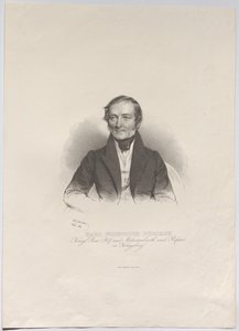 Karl Friedrich Burdach; kongelig prøyssisk hoff- og medisinalråd og professor i Königsberg av Josef Kriehuber