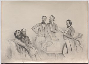 Østerrikske komponister; Heinrich Proch, Franz von Suppé, Karl Binder, Anton Emil Titl, Anton Maria Storch