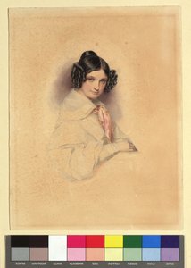 Pauline von Schmerling, født friherrinne von Koudelka av Josef Kriehuber