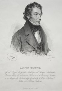 Portrett av Dr. Anton Hayne av Josef Kriehuber