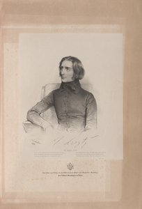 Portrett av Franz Liszt 1811-1886, 1838.