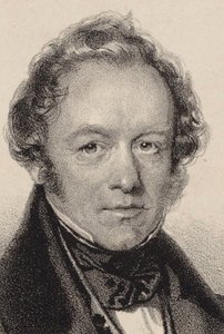 Portrett av komponisten Peter Joseph von Lindpaintner 1791-1856, ca. 1830.