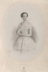 Portrett av ballerinaen Marie Taglioni 1804-1884, 1853.