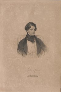 Portrett av operasangeren Agostino Rovere 1804-1865, 1839. av Josef Kriehuber