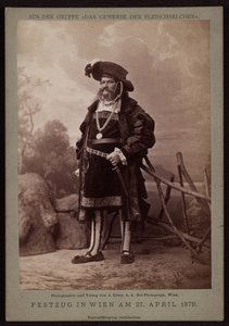 Jos. Ullmann, kjøttsmoker under Makart-paraden i 1879