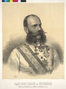Østerrikes keiser Franz Josef I av Josef Nikolaus Kriehuber