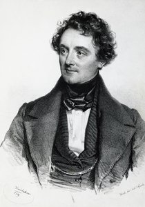 Portrett av Johann Nepomuk Eduard Ambrosius Nestroy (Wien