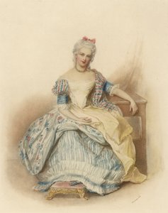 Portrett av prinsesse Caroline Lobkowitz, født grevinne Wrbna