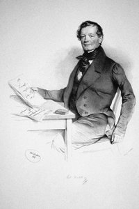 Portrett av komponisten Anton Diabelli 1781-1858, 1841