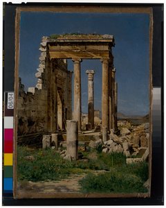 Forum Romanum (olje på lerret) av Josef Theodor Hansen
