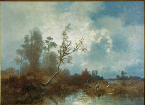 Høstdag i Dachauer Moos med jegere og hunder