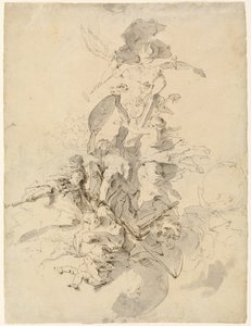 Glorifiseringen av en prelat av Josef Winterhalder the Younger
